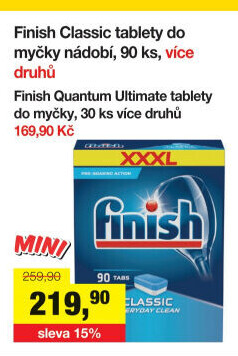 Tablety do myčky Classic Finish