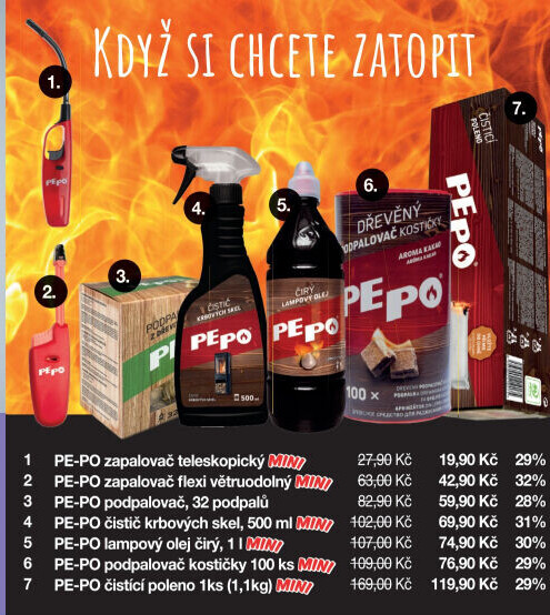 Zapalovač Pe-Po