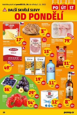 akční leták Penny Market 27.10.2022-2.11.2022
