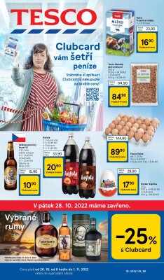 akční leták Tesco 26.10.2022-1.11.2022