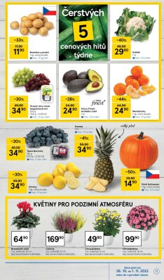 akční leták Tesco 26.10.2022-1.11.2022