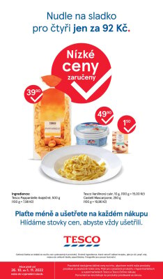 akční leták Tesco 26.10.2022-1.11.2022