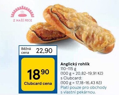 Anglický rohlík