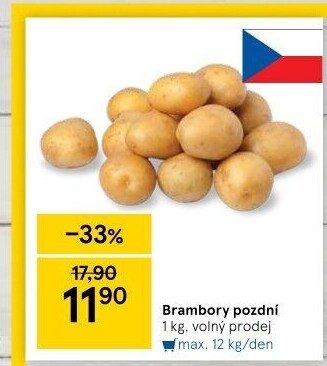 Brambory konzumní pozdní