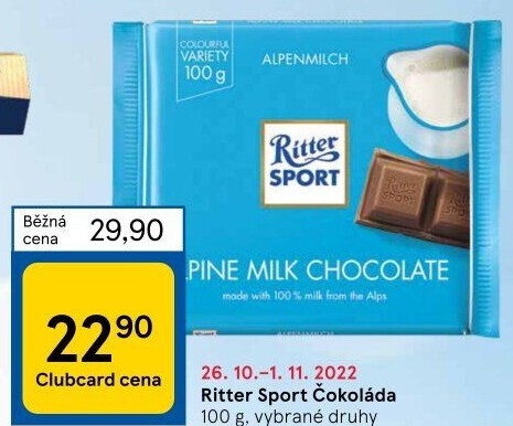 Čokoláda Sport Ritter