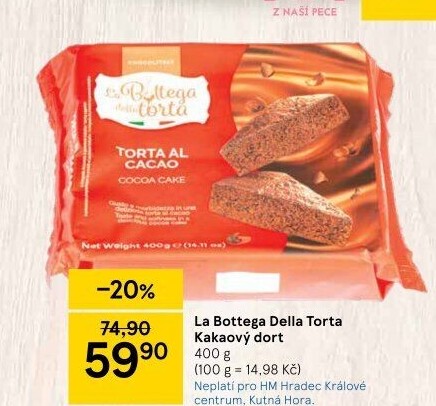 Koláč La Bottega della Torta