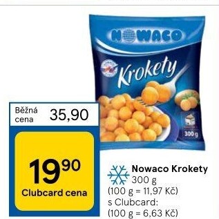 Krokety mražené Nowaco