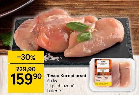 Kuřecí prsní řízky Tesco