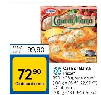 Pizza mražená Casa di Mama Dr. Oetker