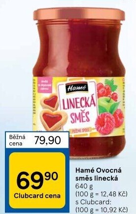 Směs ovocná linecká Hamé