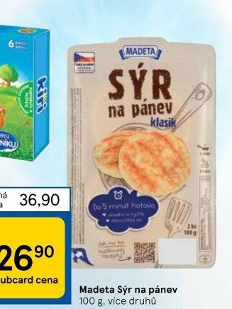 Sýr na pánev Madeta