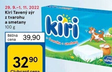 Sýr tavený Kiri