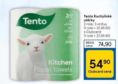 Utěrky kuchyňské 3vrstvé Tento