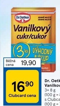 Vanilkový cukr Dr. Oetker