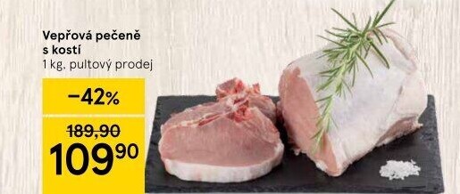 Vepřová pečeně s kostí