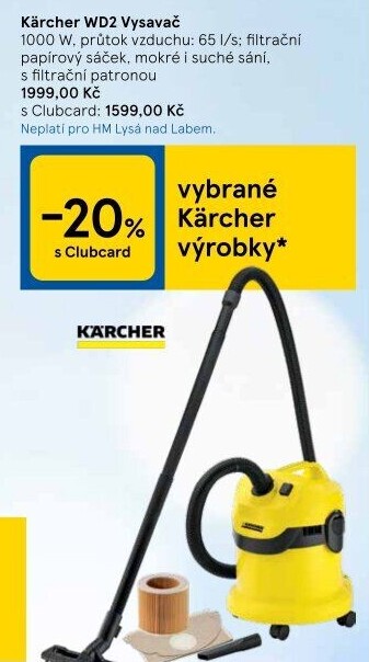 Vysavač Kärcher WD 2