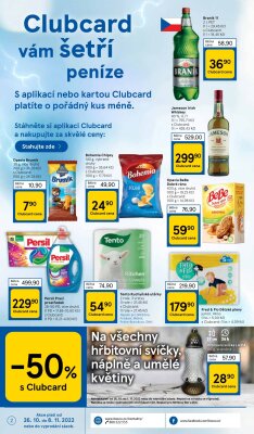 akční leták Tesco 26.10.2022-1.11.2022