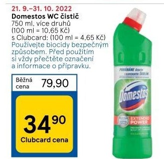 Čistič WC gelový Domestos