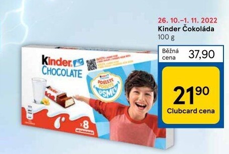 Čokoládky Kinder