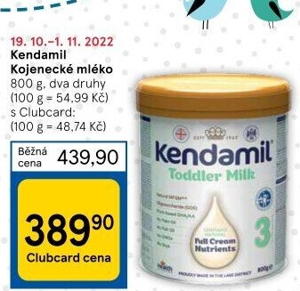 Kojenecká výživa Kendamil