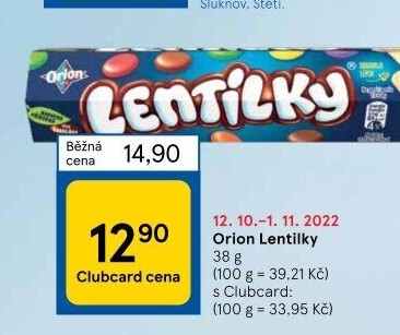 Lentilky Orion