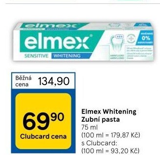 Pasta na zuby Whitening Elmex