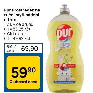 Prostředek na nádobí Pur