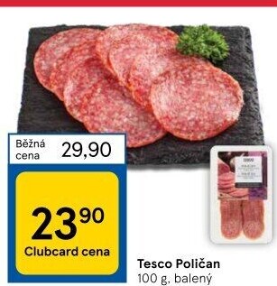 Salám Poličan Tesco