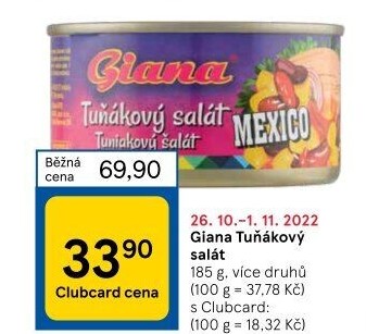 Salát s tuňákem Giana