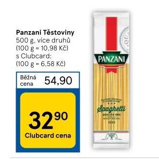 Těstoviny Panzani