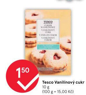 Vanilínový cukr Tesco