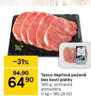 Vepřová pečeně bez kosti Tesco