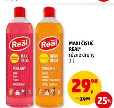 Čisticí prostředky Real Maxi