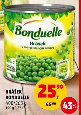 Hrášek Bonduelle