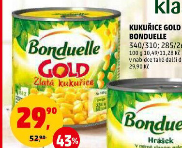Kukuřice sterilovaná Gold Bonduelle