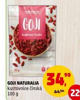 Kustovnice čínská - Goji sušené Naturalia