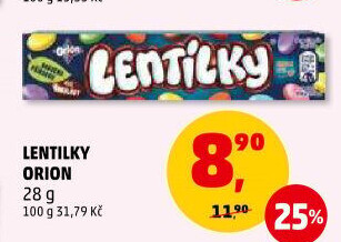 Lentilky Orion