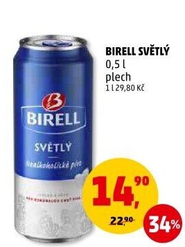 Nealkoholické pivo Birell