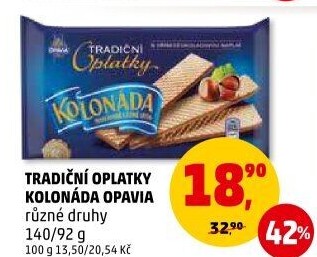 Oplatky Kolonáda Opavia