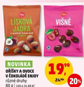 Oříšky v čokoládě Enjoy