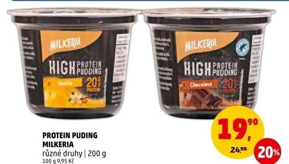 Proteinový pudink Milkeria