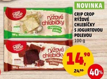 Rýžové chlebíčky polomáčené Crip Crop