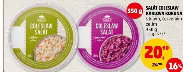 Salát coleslaw Karlova Koruna