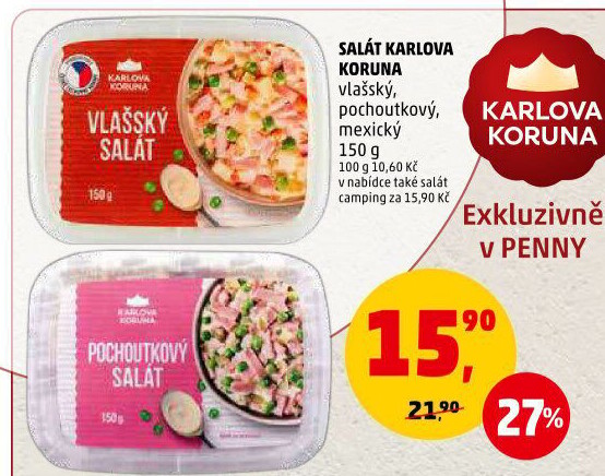 Salát vlašský Karlova Koruna