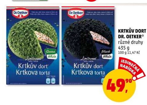 Směs na krtkův dort Dr. Oetker