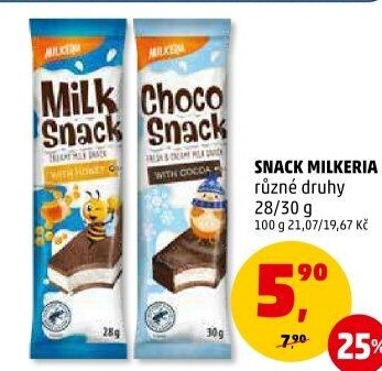 Snack mléčný Milkeria
