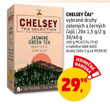 Zelený čaj Chelsey