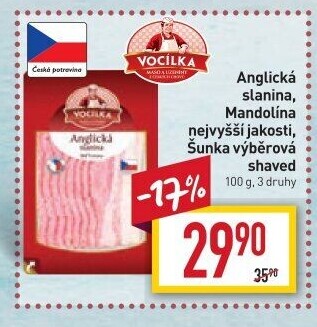 Anglická slanina Vocílka