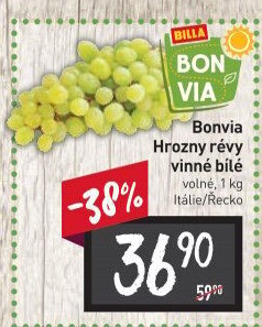 Hrozny bílé Billa Bonvia