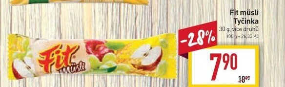 Müsli tyčinka Fit
